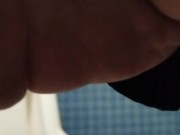Johnholmesjunior CAUGHT jerking huge cock in busy vancouver park bathroom real risky