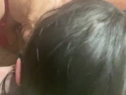 Christmas Rimming and Sloppy Blowjob with ending Zetration