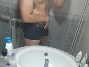 shower very very hot but with no one to take it with