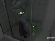 HORNY GOODRA LIGHTS UP ROOM WITH HIS THICK GLOWING CUM [POKEMON]